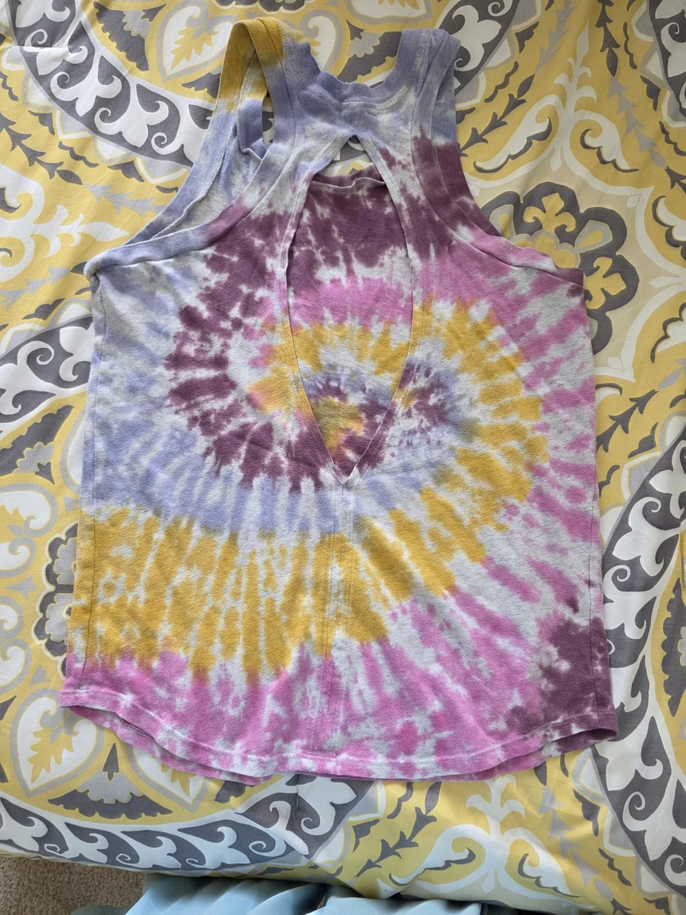PINK Victoria's Secret Pastel Tie-Dye Lounge Set - Purple, Pink, Yellow - Picture 2 of 5